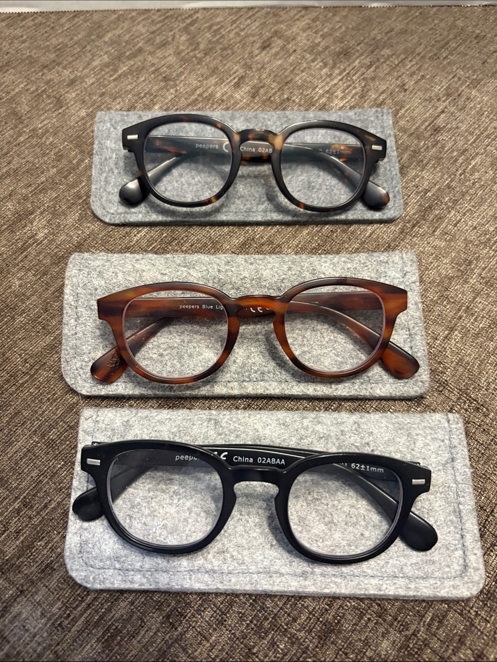Classic Round Blue Light Glasses for women — Brown Frame by